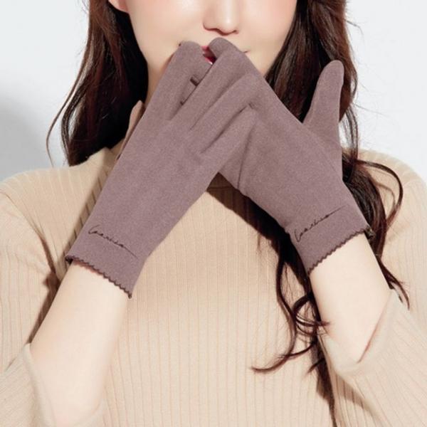 착용감좋은 극세사 앙고라장갑 - 스마트폰 터치가능