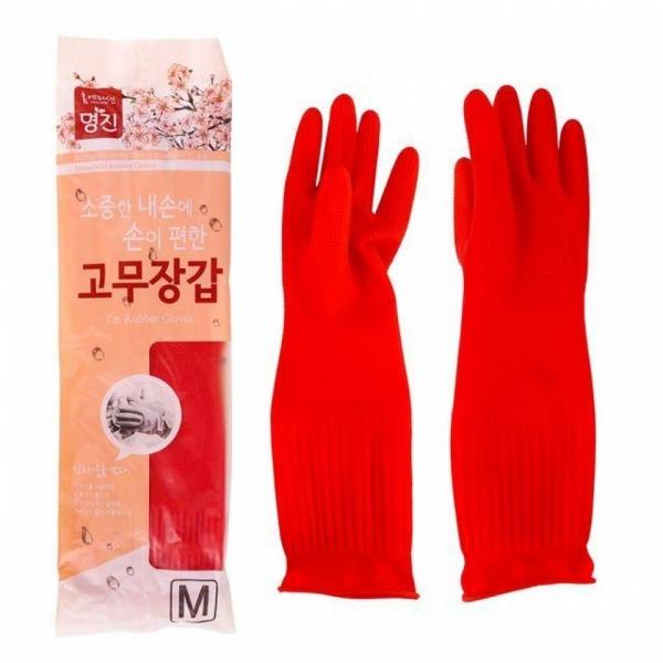 디디샵 손이 편한 빨간 고무 장갑 M