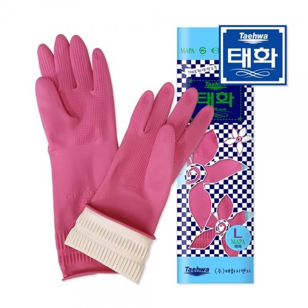 태화 마파 L 고무장갑  생고무 조리 설겆이장갑