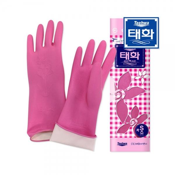 태화 미니 소 S 고무장갑  생고무 조리장갑