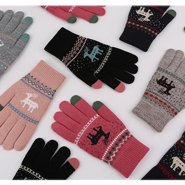 루돌프 터치 장갑 스마트폰 터치장갑 촉감좋은 장갑 프리사이즈장갑 크리스마스선물