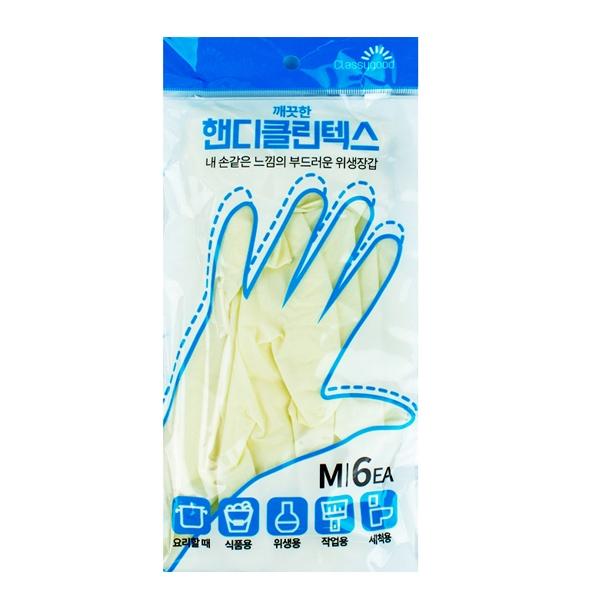 BTM 핸디 클린텍스 위생장갑 6P 10개입