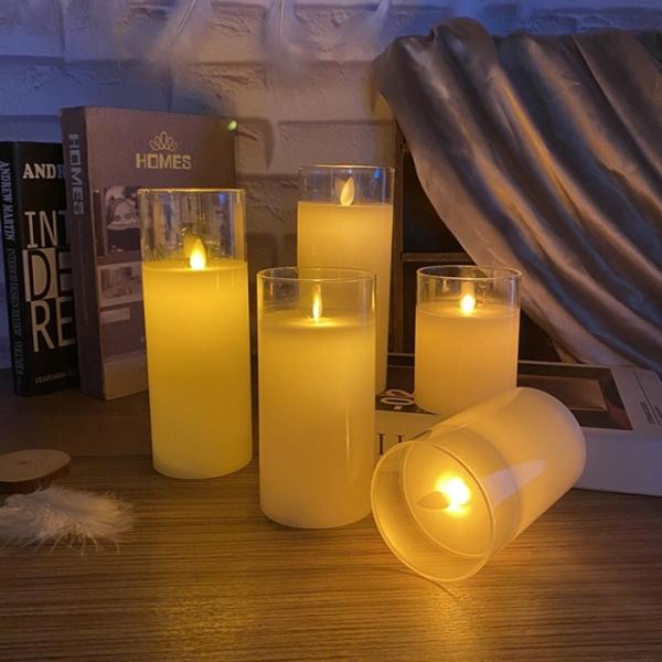 촛불 흔들리는 불빛 성당초 크리스마스 양초 캔들