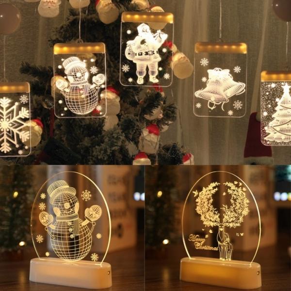 탁상용 무드등 걸이용 크리스마스 인테리어 LED 무드등  조명 카페 장식