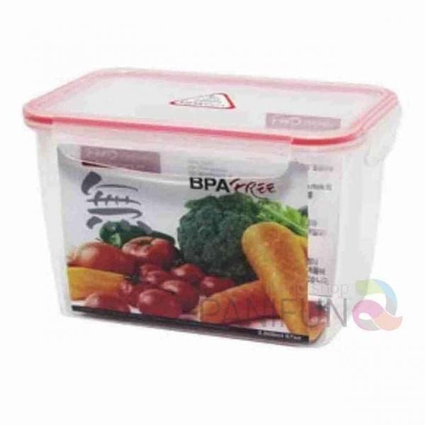 직사각 밀폐용기 2000ml 냉장고반찬통 냉장고정리 냉장고용기 플라스틱밀폐용기 김장김치통