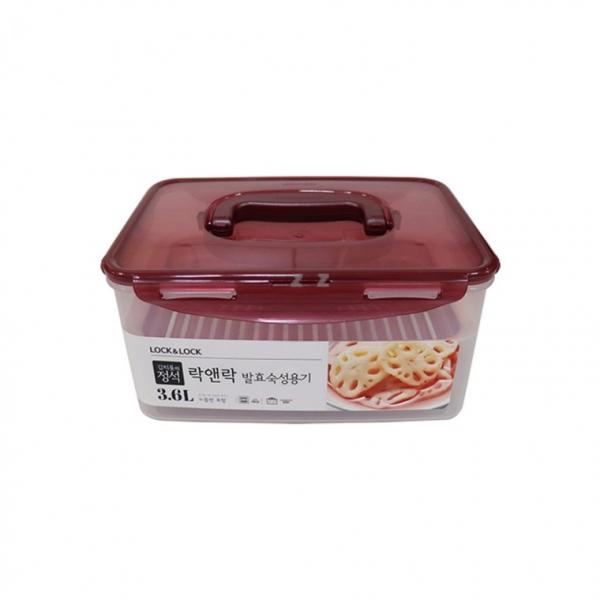 락앤락 발효숙성용기 3.6L(핸들형)-H 누름판 밀폐용기 장아찌통 김치통 김장용품 김치냉장고 김치보관용기