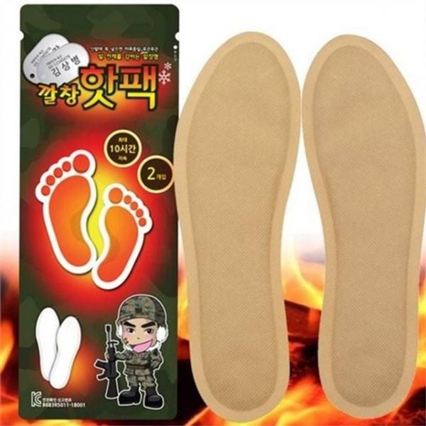 겨울 깔창 핫 일회용 발 핫 지속형 필수품 발바닥 보온 등산 야외 붙이는 휴대용 야외용 부직포 장시간