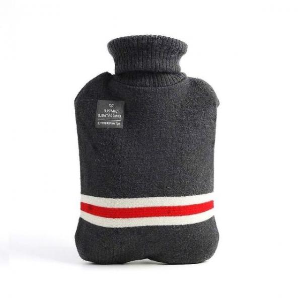 보온물주머니 800ml 차콜 인체공학 헬스