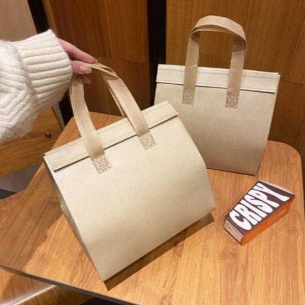 보냉백 도시락가방 일회용 배달 음식 나들이 보냉백 가방 부직포 보온 야외 보냉