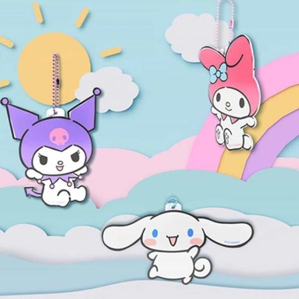 아크릴 손거울 캐릭터가방걸이 가방고리키링 키링가방걸이
