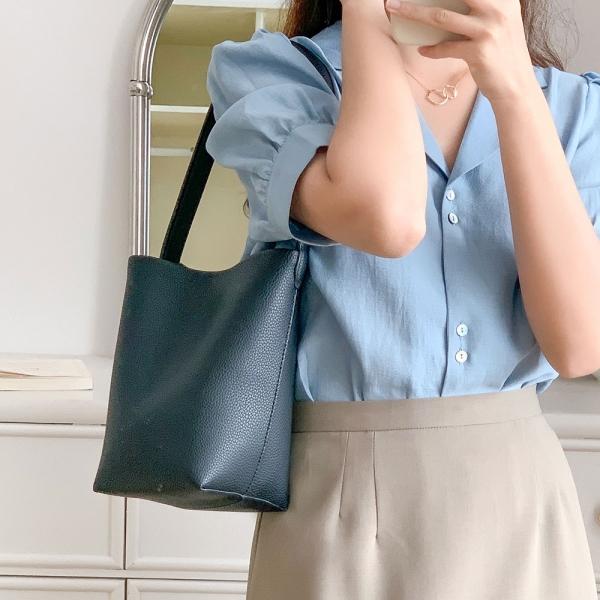 _24256 데일리 레더 심플 숄더백