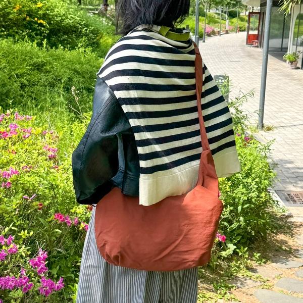 SN_9209 데일리 캐주얼 반달 호보 빅 크로스백