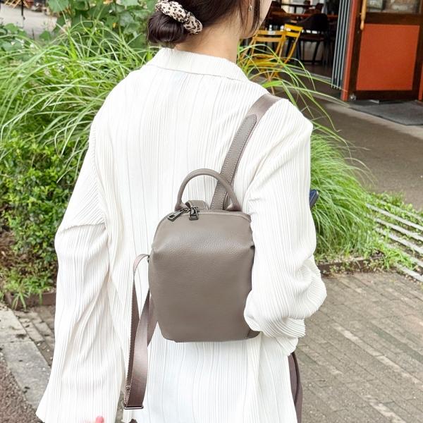 DKES_8583 여성 가죽 미니 백팩 칼라 배낭