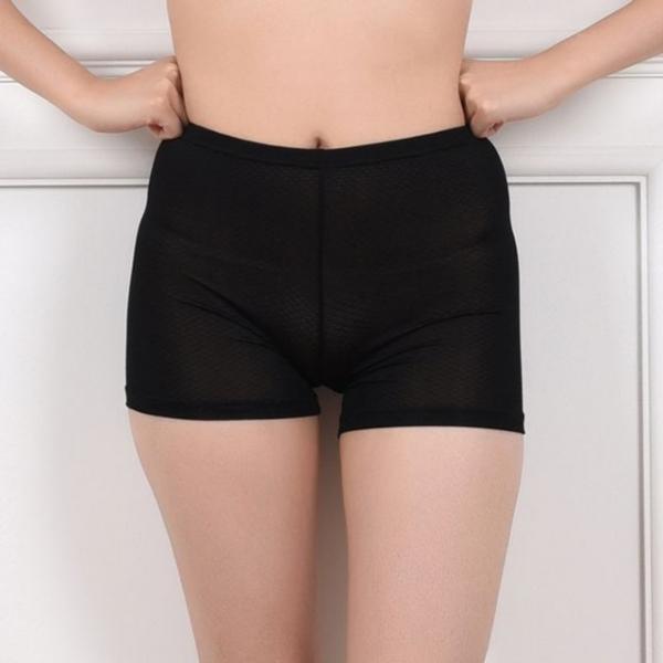부드러운 착용감 매쉬패턴 원단 인견 여성 2부 속바지