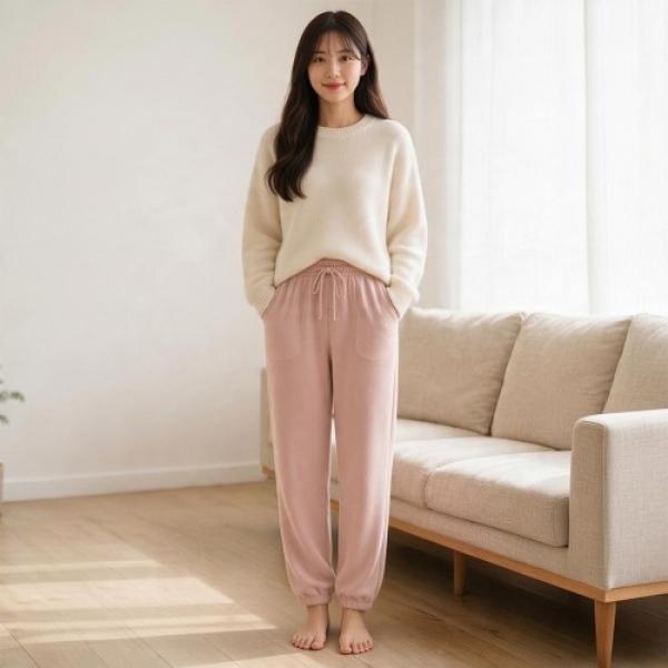필레 소프트 플리스 포켓 포인트 조거바지 SD-261008