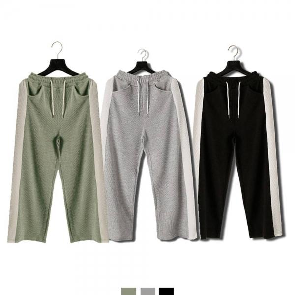 데일리 골지밴딩바지