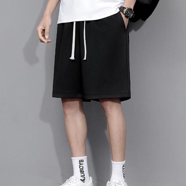 무지 주머니 5부 바지 데일리 패션
