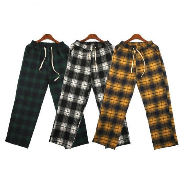 [Sale] 임모탄 울 체크 패턴 통바지 SD-211066