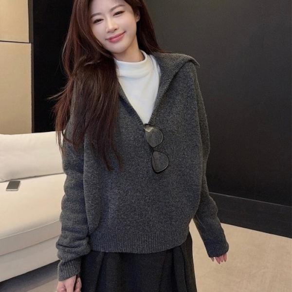 데일리 세일러 카라 니트 LL_T225