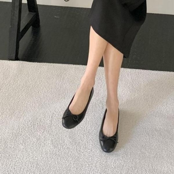 통굽단화 스타일 캐쥬얼화 플랫구두 코디 플랫 봄