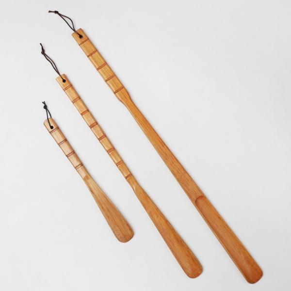 고급 롱타입 밤부 원목 구두헤라 32cm 55cm 70cm