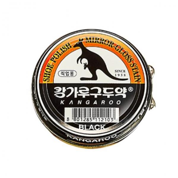 흑색 캔 캉가루 구두약 직업용 검은색 고체구두약