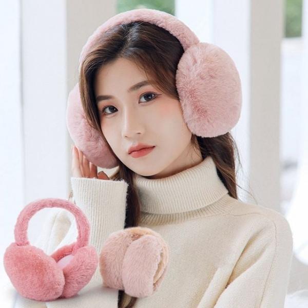 휴대하기 좋은 털 폴딩 귀마개
