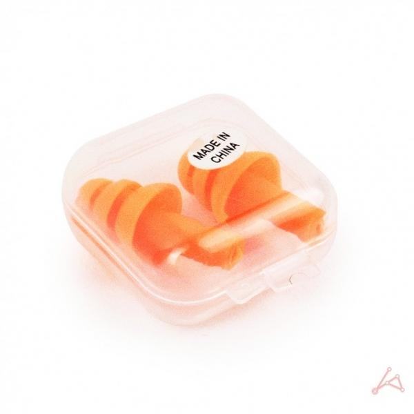 소음차단 귀마개 1쌍 주황