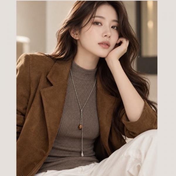 내추럴 스톤체인목걸이