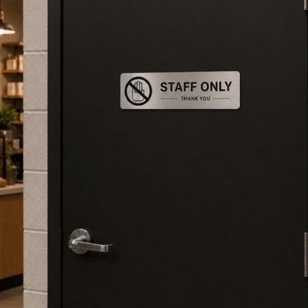 STAFF ONLY 스티커 표지판 안내 LM-0953