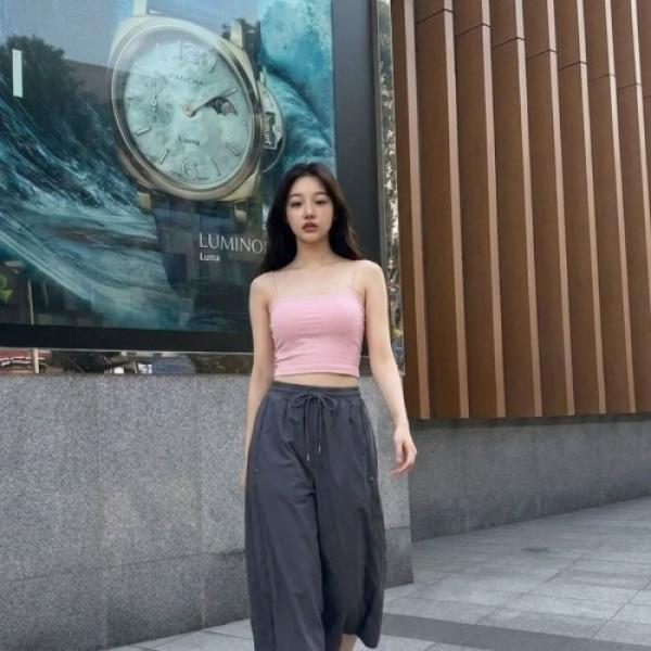 여리핏 크롭 끈나시 UJS-241