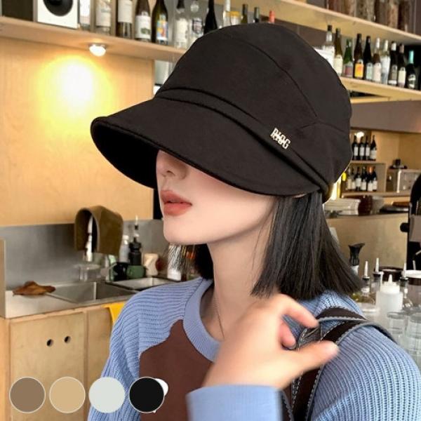 영문 장식 앞챙 보닛햇 URD-316