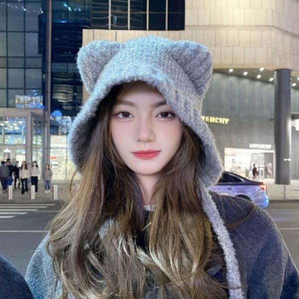 고양이 보넷 비니 ELM-140